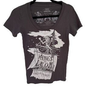 Barking Irons limited edition gray Kings of Leon only by the night tee medium